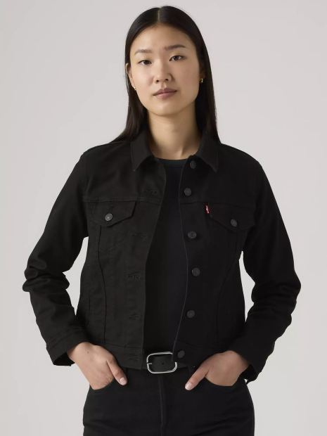 Женская джинсовая куртка Levi's 1161811922 (Черный XS)