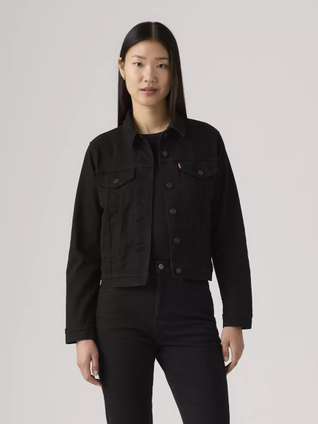 Женская джинсовая куртка Levi's 1161811922 (Черный XS)
