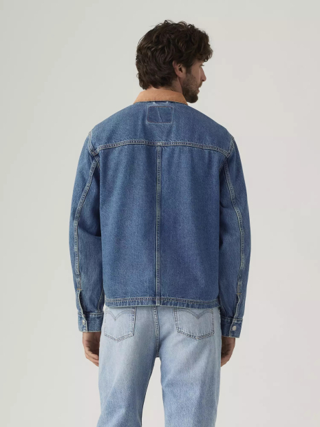 Мужская джинсовая куртка Levi's с карманами 1162179567 (Синий XL)