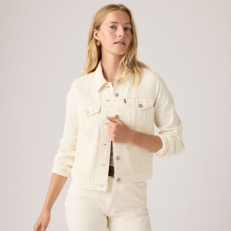 Джинсовая куртка Levi's 1162774355 (Молочный L)