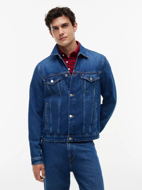 Джинсовая куртка Tommy Hilfiger 1162787484 (Синий L)