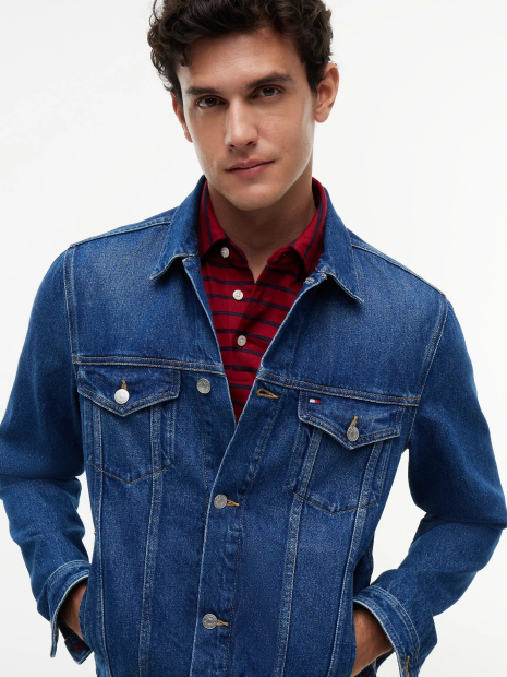 Джинсовая куртка Tommy Hilfiger 1162787484 (Синий L)