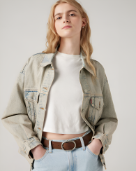 Женская джинсовая куртка Levi's 1159839779 (Голубой XS)