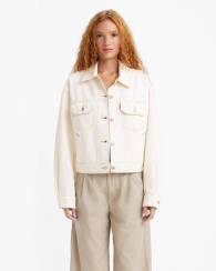 Укороченная джинсовая куртка Levi's 1159840130 (Молочный M)