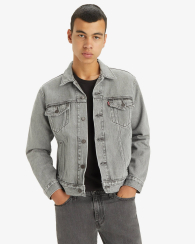 Мужская джинсовая куртка Levi's 1159845933 (Серый L)