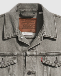 Чоловіча джинсова куртка Levi's 1159845933 (Сірий L)