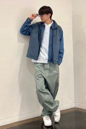 Джинсова куртка UNIQLO на блискавці 1159846151 (Синій L)