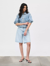 Жіноча джинсова куртка Janis Levi's 1159847380 (Блакитний XL)