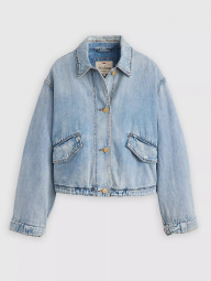 Жіноча джинсова куртка Janis Levi's 1159847380 (Блакитний XL)