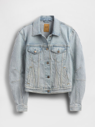 Джинсовая куртка GAP 1159854700 (Голубой M)