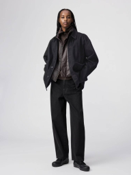 Джинсовая куртка-рубашка UNIQLO 1159855930 (Черный XL)