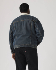 Джинсовая куртка Levi's с шерпой 1159857721 (Синий XXL)