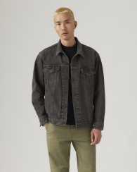 Мужская джинсовая куртка Levi's 1159859955 (Серый M)