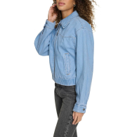 Жіноча джинсова куртка Levi's на блискавці 1159860320 (Блакитний XL)