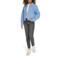 Жіноча джинсова куртка Levi's на блискавці 1159860320 (Блакитний XL)