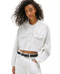 Укорочена куртка джинсова Tommy Hilfiger 1159861203 (Блакитний XS)
