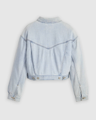 Укороченная джинсовая куртка Levi's 1159861305 (Голубой S)