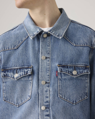 Чоловічі джинсові куртки Levi's 1159861515 (Синій L)