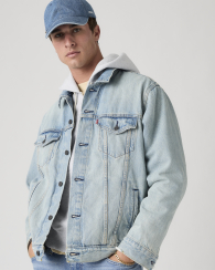 Мужская джинсовая куртка Levi's 1159862555 (Голубой XL)