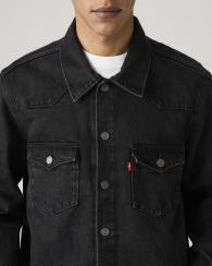 Мужская джинсовая куртка Levi's 1159862560 (Черный XL)