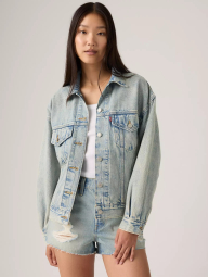 Жіноча джинсова куртка Levi's 1159865472 (Блакитний XL)