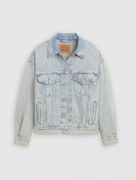 Жіноча джинсова куртка Levi's 1159865472 (Блакитний XL)