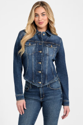 Женская джинсовая куртка Guess 1160145581 (Синий M)