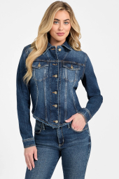 Женская джинсовая куртка Guess 1160145581 (Синий M)