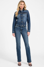 Женская джинсовая куртка Guess 1160145581 (Синий M)