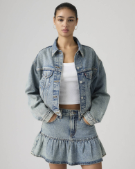 Коротка джинсова куртка Levi's 1160267508 (Синій M)