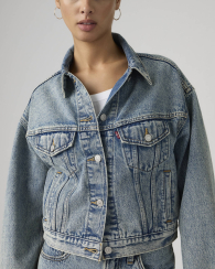 Коротка джинсова куртка Levi's 1160267508 (Синій M)