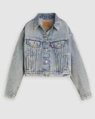 Коротка джинсова куртка Levi's 1160267508 (Синій M)