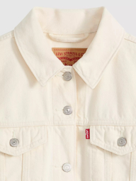 Жіноча джинсова куртка Levi's 1160282937 (Молочний L)