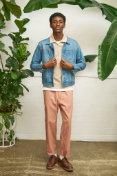 Джинсовая куртка UNIQLO 1160855986 (Синий M)