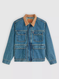 Мужская джинсовая куртка Levi's с карманами 1162179567 (Синий XL)