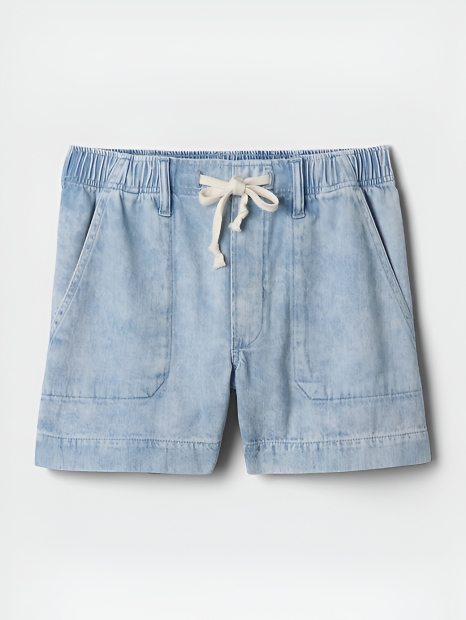 Джинсовые шорты GAP 1159844716 (Голубой M)