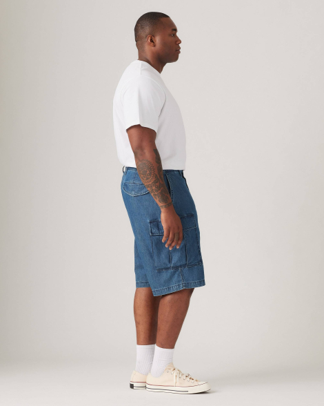 Чоловічі джинсові шорти карго Carrier Levi's 1159845847 (Синій 44)
