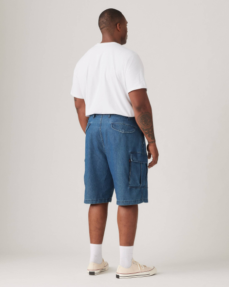 Чоловічі джинсові шорти карго Carrier Levi's 1159845847 (Синій 44)