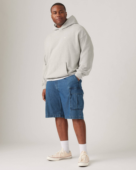 Чоловічі джинсові шорти карго Carrier Levi's 1159845847 (Синій 44)