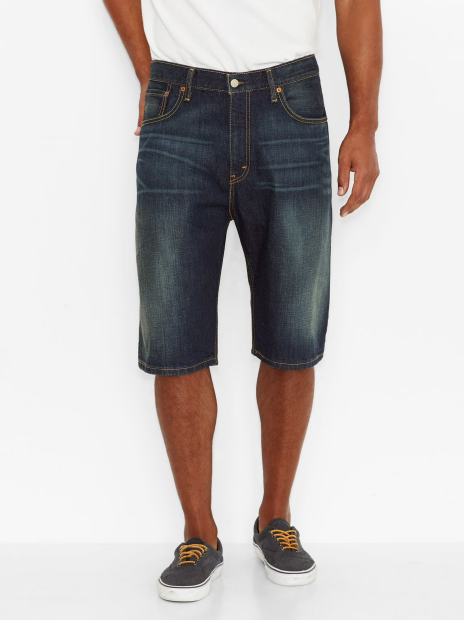 Мужские джинсовые шорты Levi's 1159846568 (Синий 34W)