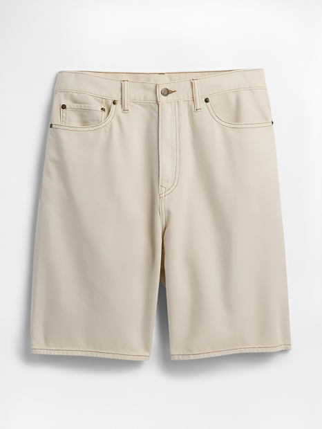 Мужские джинсовые шорты GAP 1159848250 (Бежевый 33)