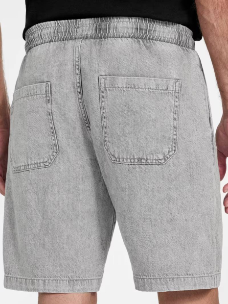 Чоловічі шорти GUESS на зав'язках 1159850210 (Сірий M)