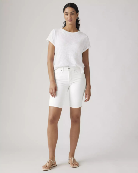 Женские джинсовые шорты Bermuda от Levi's 1159853214 (Белый 29)
