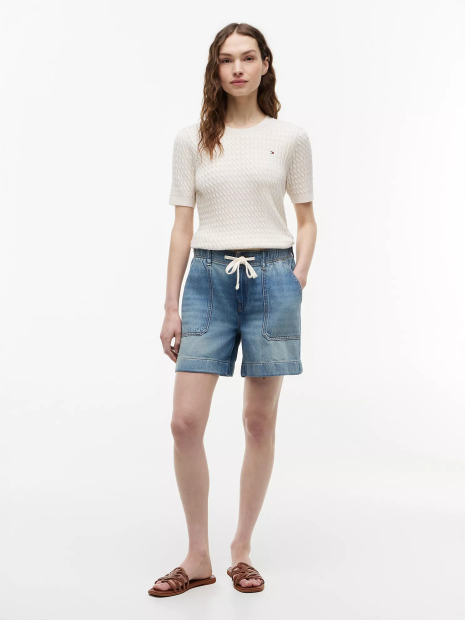 Джинсовые шорты Tommy Hilfiger 1159856222 (Голубой S)