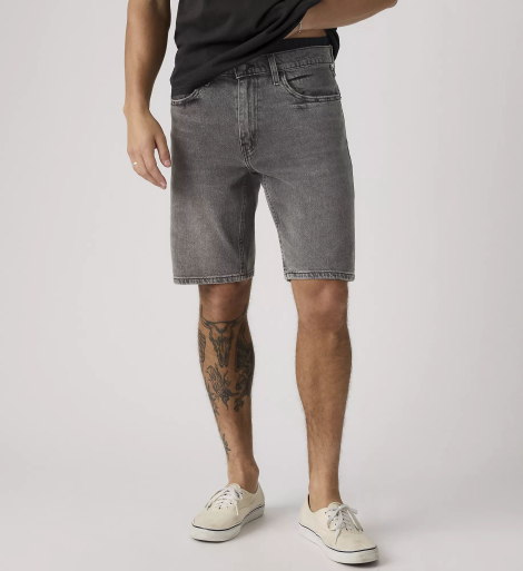 Мужские джинсовые шорты Levi's 445 Athletic 1159857094 (Серый 38)