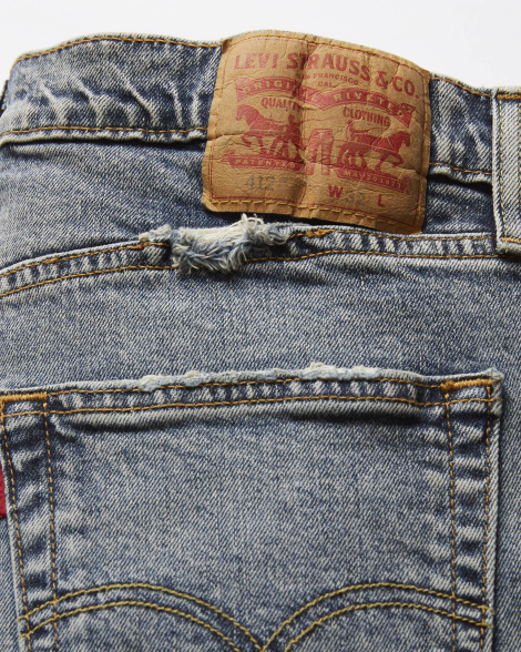 Джинсові шорти 412 Slim Fit Levi's 1159857471 (Синій 32)