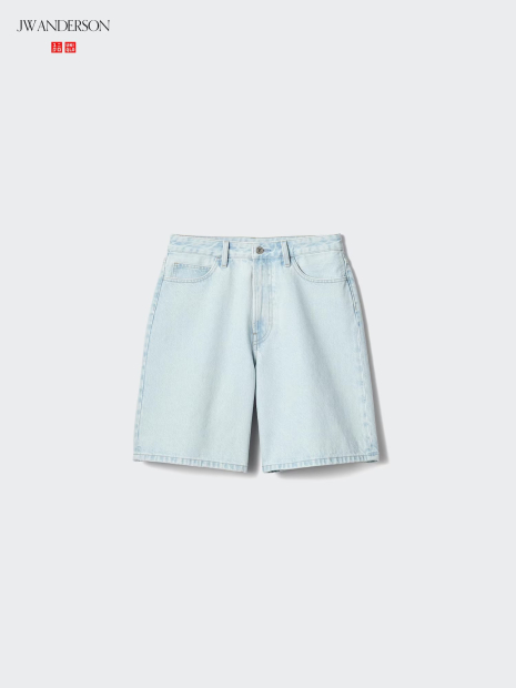 Жіночі джинсові шорти UNIQLO 1160137265 (Блакитний 28)