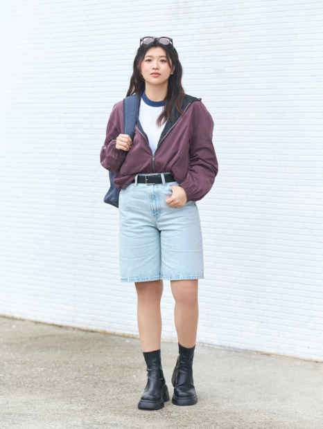 Жіночі джинсові шорти UNIQLO 1160137265 (Блакитний 28)