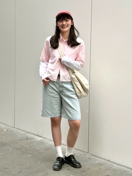 Жіночі джинсові шорти UNIQLO 1160137265 (Блакитний 28)