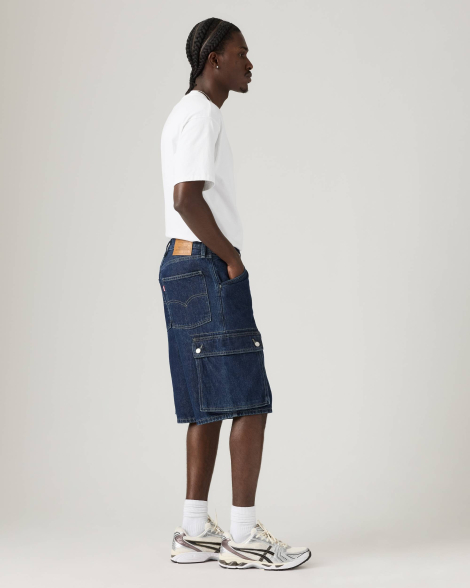 Чоловічі джинсові шорти карго 478 Baggy Cargo Levi's 1162585829 (Синій 32)